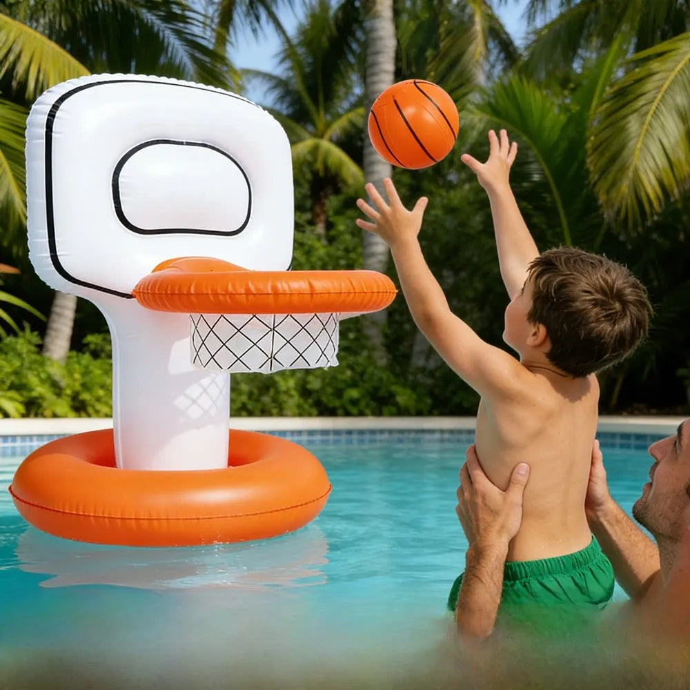 Flytende Basketballkurv til Basseng – Sommerens Vannlek for Hele Familien