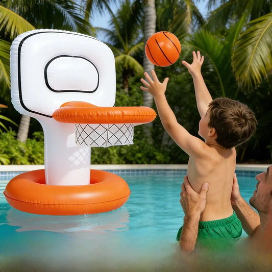 Flytende Basketballkurv til Basseng – Sommerens Vannlek for Hele Familien