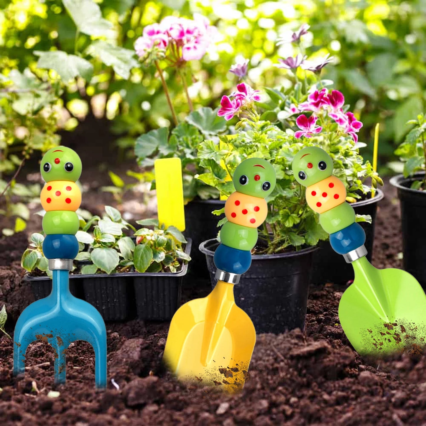 Hageredskaper for Barn – Fargerikt Hage- og Lekesett 🌱🌼