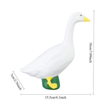 🦢 Dekorativ Gåsestatue – Naturtro Hagepynt for Hjem og Hage