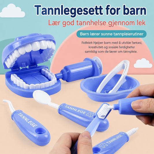 Montessori Tannlegesett for Barn – Lær Gjennom Rollelek 🦷👩‍⚕️